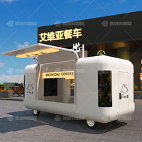 Hamburger personnalisé, chariot de nourriture mobile, caravane, camion de nourriture, remorque pour voiture d'affaires mobile avec équipement complet