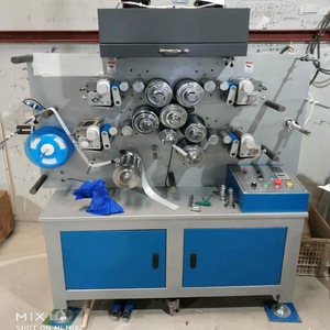 全自動回転式四色合成リボン洗濯マークブランド衣料品印刷機 - Product Image 1