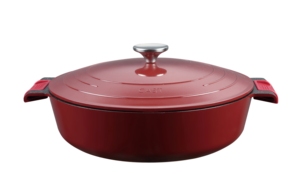 <span class=keywords><strong>Set</strong></span> di pentole leggere in alluminio smaltato in ceramica <span class=keywords><strong>Set</strong></span> di scaldavivande antiaderente pentola olandese casseruola natalizia - Product Image 3