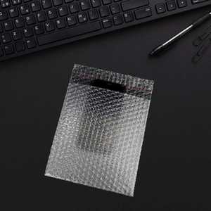 Custom Poly Bubble Clear Self-Seal Transparent Mail Packaging Bags for Supermarket Promotion - Product Image 4