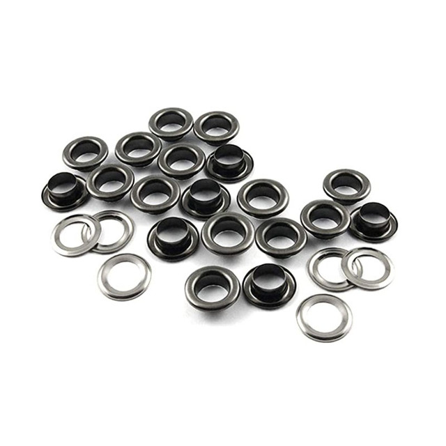 Grommet Eyelet Rivets with Washers Eyelet Metal Grommet Kit Ring Fixing Holes in Tarps and Canvas