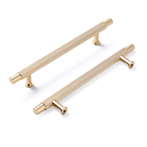 Sólido Preto Alumínio Gaveta Pull Diamante Padrão Knurled Handle Multi-Uso Armário de Cozinha Puxa Dresser Quarto Exterior - Product Image 2