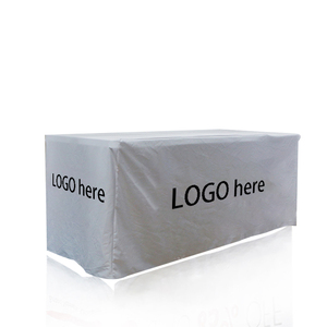 Polyester 4/6/8ft tùy chỉnh được trang bị hình chữ nhật Khăn trải bàn cho sự kiện đám cưới bên - Product Image 4