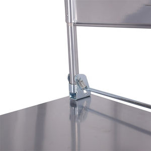 Chariots à plate-forme pliante de capacité de charge de 300kg de camion de main en plastique d'acier inoxydable de haute qualité pour la vente d'utilisation d'entrepôt - Product Image 2