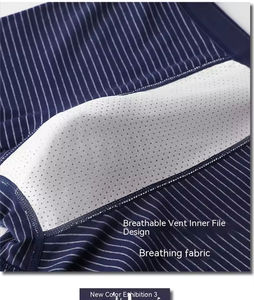 Sous-vêtements pour hommes en coton rayé respirant de haute qualité, caleçons boxers pour hommes, sous-vêtements de grande taille pour hommes, culottes - Product Image 3