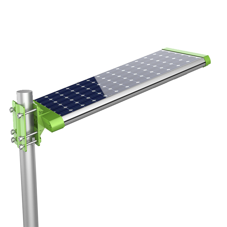 Anern 60w al aire libre ip65 sensor de movimiento de luz de calle solar integrada