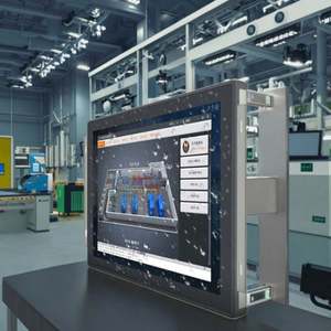 Industrial 23.6 Inch <strong>Android</strong> 5.1/7.1 RK3288 All-In-One PC IP65 HMI Touch Screen <strong>Tablet</strong> PC 1/<strong>2</strong>/4GB RAM Stock RS232 Cabling - Product Image 1