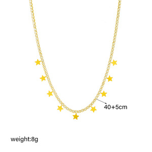 Star Necklace And <b>Bracelet</b> <b>Set</b> Crystal Rhinestone Channel Setting Women's Everyday Wear Jewelry <b>Set</b> - Product Image 5