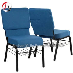 New design church seat auditorium chair modern padded stackable church chairs with interlocking
