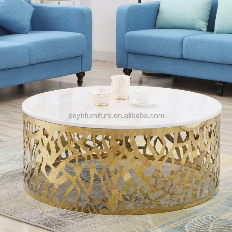 simple luxury large side table modern smart tea end coffee table home furniture nesting coffee table set