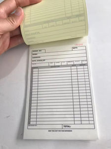 Carnet de factures et de commandes JiaLong pour entreprises – Papier cartonné durable, impression numérique, gaufrage, gestion des tâches - Product Image 5
