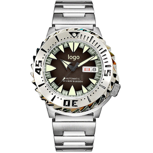 Montres automatiques mécaniques à remontage automatique pour hommes, en acier inoxydable de luxe, étanches et lumineuses, avec <span class=keywords><strong>calendrier</strong></span> - Product Image 3