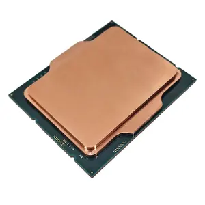 Ouvre-CPU en Cuivre Pur, Couvercle de Protection pour Refroidissement IHS pour 12600K 12700K <span class=keywords><strong>12900K</strong></span> <span class=keywords><strong>13600K</strong></span> 13700K 13900K Interface LGA 1700 - Product Image 1