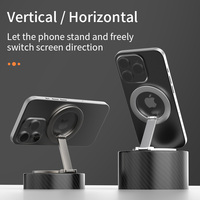 Support de téléphone portable magnétique rotatif et pliable multifonctionnel pour iPhone, double réseau magnétique, utilisation multi-scènes, personnalisable