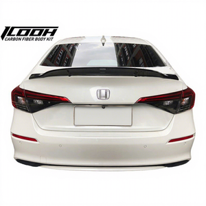 ICOOH Racing M4 Style Kit de carrosserie en Fiber de carbone humide aile arrière pour <span class=keywords><strong>Honda</strong></span> <span class=keywords><strong>Civic</strong></span> 11th <span class=keywords><strong>2021</strong></span> + - Product Image 5