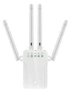Répéteur WiFi double bande, extension de portée sans fil, amplificateur de signal <span class=keywords><strong>Internet</strong></span> 1200 Mbps avec port Ethernet, mode WPS AP pour la maison et le bureau - Product Image 1