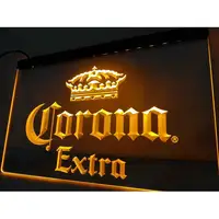 Panneau lumineux Led néon 3D Corona Extra bière, pour décoration de Club de Bar