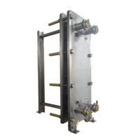 Échangeur de chaleur de plaque froide de chaleur de lait liquide sanitaire industriel d'acier inoxydable pasteurisateur échangeur de chaleur de plaque