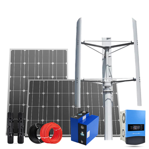 Sistema Híbrido Eólico-Solar Personalizado de 5kw, 10kw, 20kw para el Hogar, Sistema de Almacenamiento de Energía Eólico-Solar de 5kw - Product Image 1