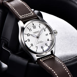 Relojes Mecánicos Automáticos de Alta Calidad para Hombre, 40 mm, Corgeut, Movimiento NH35, Resistentes al Agua, Analógicos, Correa de Cuero de 20 mm, Cristal - Product Image 2