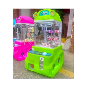 Mini electronic custom coin operated arcade crane stuffed animals plush dolls toys table game claw machine for sale malaysia