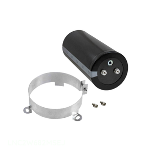 Distribuidor Autorizado, Condensador de Montaje en Chasis de 6800 uF, Aluminio, 6800UF, 20%, 450V, SCREW LNC2W682MSEJ - Product Image 1