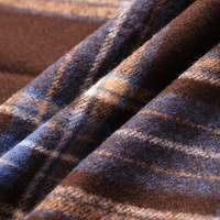 Nouvelle Écharpe en Polyester à Carreaux pour Femme, Automne/Hiver, Effet Cachemire, Douce et Polyvalente, 200 cm avec Franges