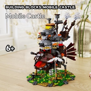 <span class=keywords><strong>Hayao</strong></span> <span class=keywords><strong>Miyazaki</strong></span> - Juguetes de Construcción Más Vendidos de Animación, Castillo Mágico en Movimiento, Juego de Bloques de Construcción de Plástico ABS, Juguete de Construcción - Product Image 4
