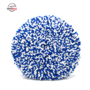 Disco de Pulido Rotatorio de Lana de Cordero 100% Natural LEADMAX, Abrasivo OEM para el Cuidado del Automóvil y Pisos - Product Image 2