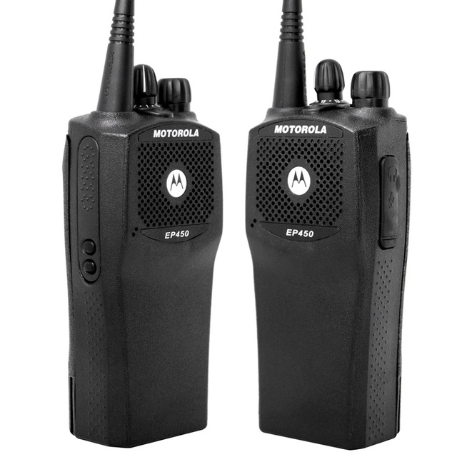 Programmable Good Quality EP450 5w Long Range Rechargeable UHF VHF De Communication Two Way Radio Walkie Talkie for motorola