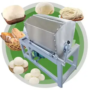 25kg Noodle Flour Knead 60qt Pizza 100kg Electric 400kg Bread Flour Mix Knead Dough Mixer Horizontal Machine