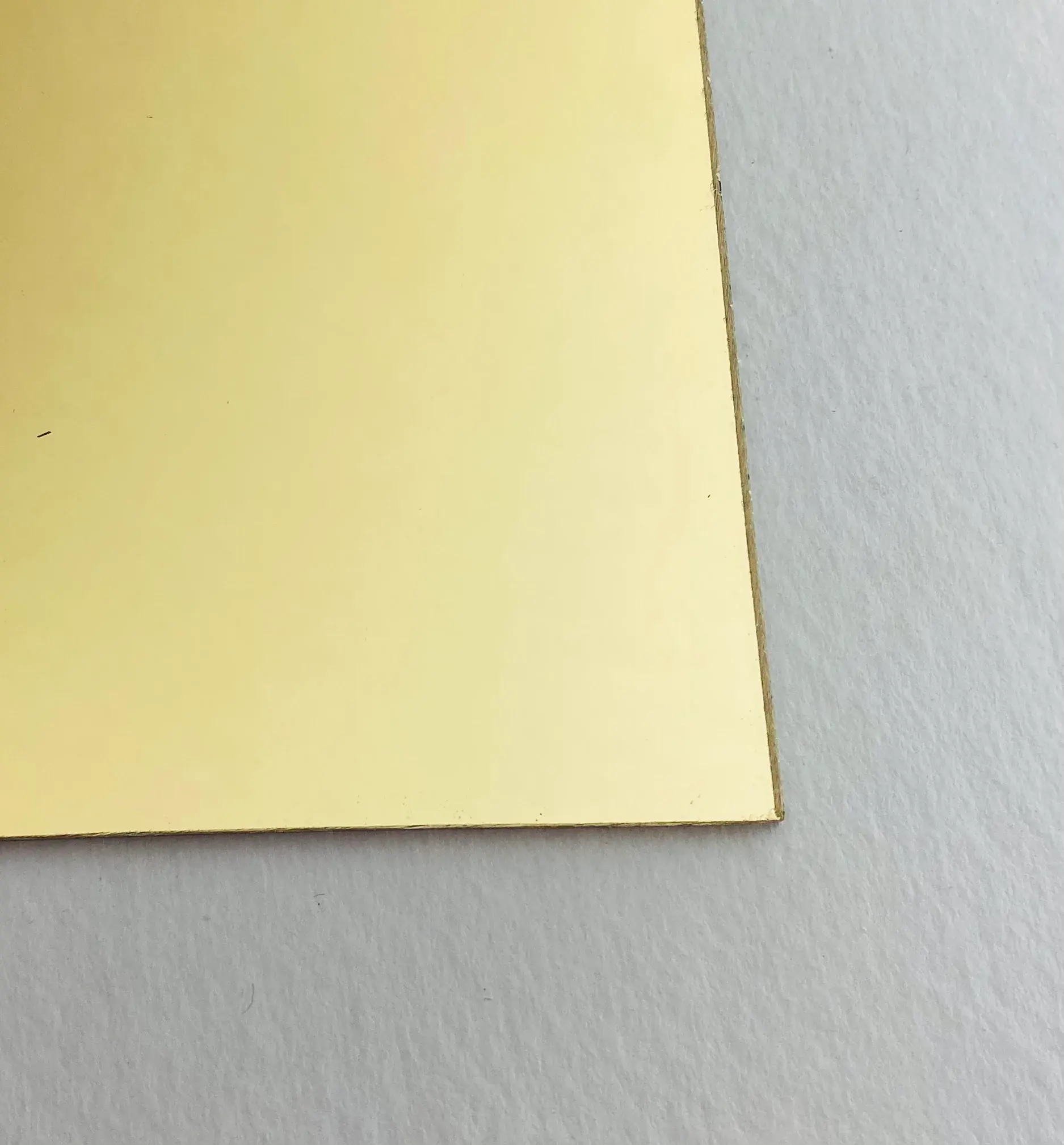 Foglio acrilico dorato su misura prezzo oro rosa 1mm foglio acrilico metallico dorato specchio adesivo per opere d'arte