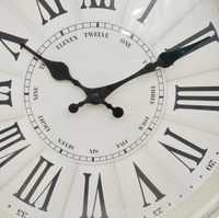 Grosir jam dinding Romawi plastik 16 inci jam tangan Reloj khusus