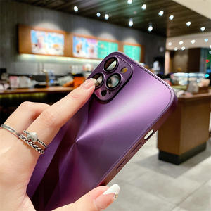 Custodia per telefono modello CD per <span class=keywords><strong>iPhone</strong></span> 13 Pro 12 custodia popolare per lenti di protezione degli occhi per <span class=keywords><strong>iPhone</strong></span> <span class=keywords><strong>14</strong></span> Pro Max custodia viola intenso - Product Image 4