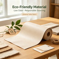 Tissu d'ameublement en cuir silicone écologique de haute qualité pour canapé, résistant à l'eau et aux rayures, OEM ODM