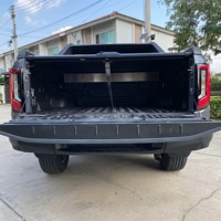Couverture de benne rigide manuelle enroulable pour Toyota Hilux 2015-2025 Revo Rocco, en aluminium, rétractable, étanche et verrouillable