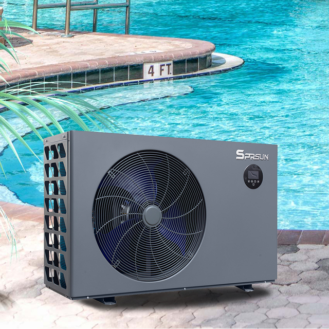 Air Source Pool Heat Pump DC Inverter Heater with WiFi Control for Spa & Swimming Pool CE Certified