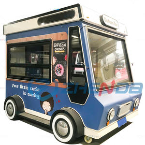 عربة آيس كريم وقهوة وطعام متنقلة الأكثر مبيعًا بأقل تكلفة، عربة طعام سريع، مقطورة متنقلة للمشروبات والنبيذ والبيرة للأعراس - Product Image 2