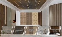 Panneaux muraux acoustiques en MDF de haute qualité KASARO lattes insonorisées pour chambre décoration murale intérieure en bois pour hôtels