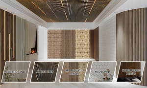 Para KASARO, paneles <span class=keywords><strong>de</strong></span> pared acústicos <span class=keywords><strong>de</strong></span> MDF <span class=keywords><strong>de</strong></span> alta calidad, listones insonorizados para decoración <span class=keywords><strong>de</strong></span> pared <span class=keywords><strong>de</strong></span> madera Interior <span class=keywords><strong>de</strong></span> dormitorio para hoteles - Product Image 4