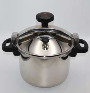 Cuisinière à pression en acier inoxydable écologique de <span class=keywords><strong>10</strong></span> <span class=keywords><strong>litres</strong></span>, compatible induction, four à gaz, couvercle anti-explosion pour une utilisation en cuisine - Product Image 5