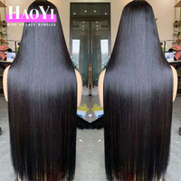 Perruque en cheveux indiens bruts avec dentelle HD, perruque 100 % naturelle sans colle avec cuticules alignées, perruques frontales en dentelle pour femmes noires
