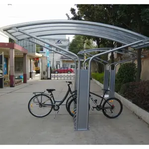 Gewerbliche Schule abschließbare Fahrrad Aluminium Park Rack 10 Fahrrad unterstände Hersteller Lieferanten