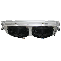Pour Toyota MR2 Turbo coupé 2 portes 2.0L 1998CC 1991-1995 nouveau radiateur de refroidissement de voiture en aluminium avec carénage de ventilateur