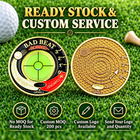 Alat Bantu Latihan Putting Golf Private Label Golf Green Reader Bubble Level Metal dengan Kemasan Kustom, Pasokan Pabrik, Grosir Langsung dari Pabrik