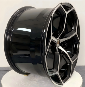 Nouvelles jantes en alliage forgé ZL 40mm/30mm compatibles avec Huracan pour Audi 17-22 pouces ultra-légères finition noire cinq branches - Product Image 3