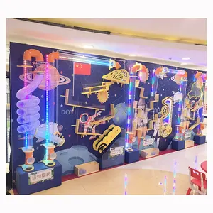 Interactive Indoor Playground Vacuum Tube Ball Wall Games for Kids and Adults