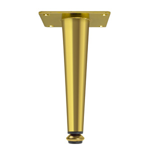 Có Thể Điều Chỉnh Kim Loại Đồ Nội Thất Chân Xiên Thiết Kế Hình Nón Cho Sofa Bàn Cạnh Giường Ngủ TV Tủ Bàn Cà Phê Đơn Giản Phần Cứng Hỗ Trợ - Product Image 1