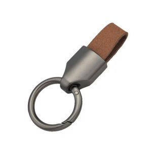 Assorted Color Metal Keychains with Leather <b>Key</b> <b>Rings</b> Durable <b>Key</b> Holders Fashion Accessories for Daily Use & Gifts - Product Image 6