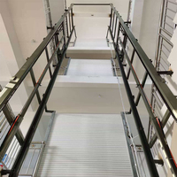 Hochsichere Hydraulische Einschienen-Schienenbahn Industrieller Warenlift Lagerhaus-Fracht-Aufzug Mezzanin Schwerlast-Frachtlift